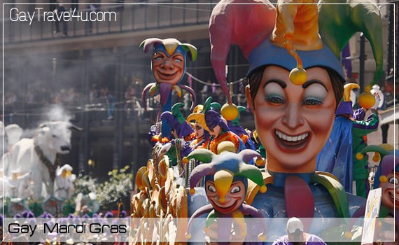 Gay Mardi Gras, New Orleans 17-21 of February