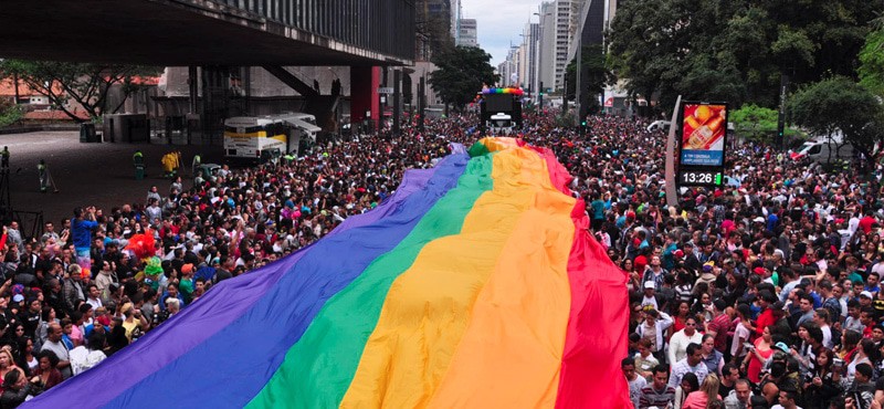 Desfile del Orgullo Gay de Sao Paulo