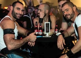 Leather guys at Antwerp Pride