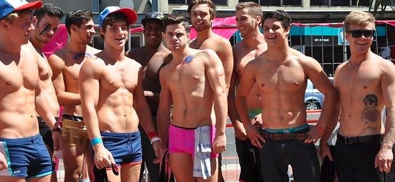 Beefcake boys at Cape Town Pride