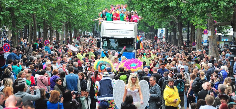 Berlin Pride parade route