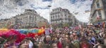 The Belgian pride parade