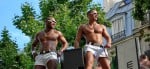 Paris Pride Performers on Float
