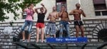 Partygoers at Paris Pride