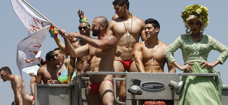 Hot guys at Los Angeles Gay Pride