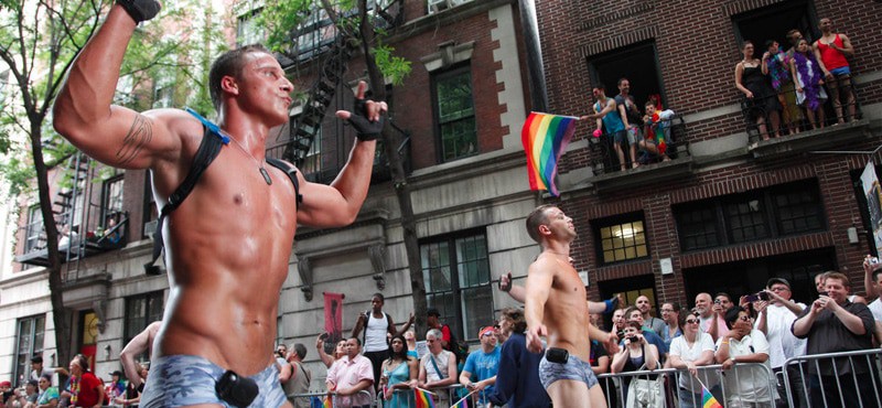 Hot guys at New York City Pride