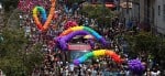 Crowds at Gay Pride Tel Aviv