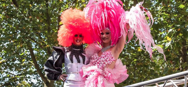 Drag Queens at Antwerp Gay Pride
