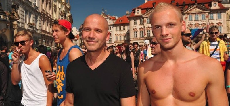 Hot guys at Prague Gay Pride