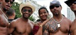 Revellers at Rio Gay Pride