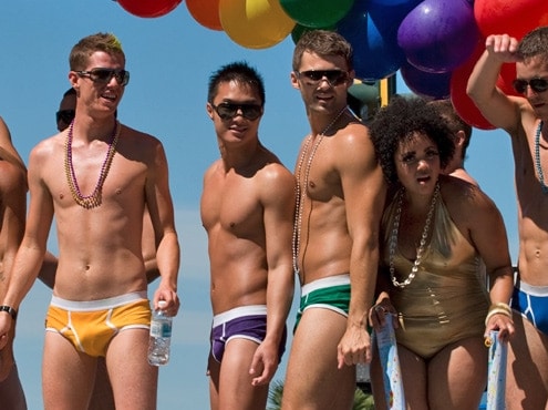 Hot guys at Vancouver Gay Pride