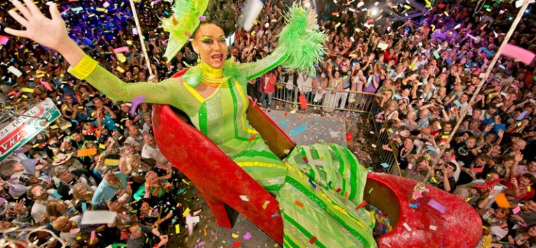 New Years Eve Key West 2026 with the amazing drag shoe drop