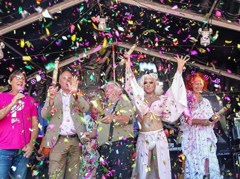 Pride at the Beach Parade Amsterdam