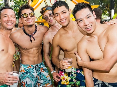 Boy Pool Party Bangkok