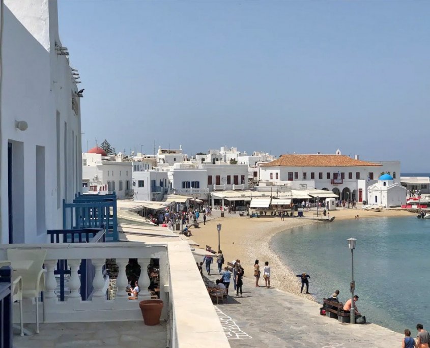 New Mykonos Harbor Front Suite with Balcony