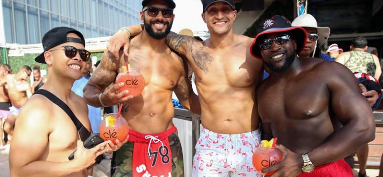 Happy hour houston halloween bar crawl Houston Pride Official Pool Party 2023 one of the highlights of Pride