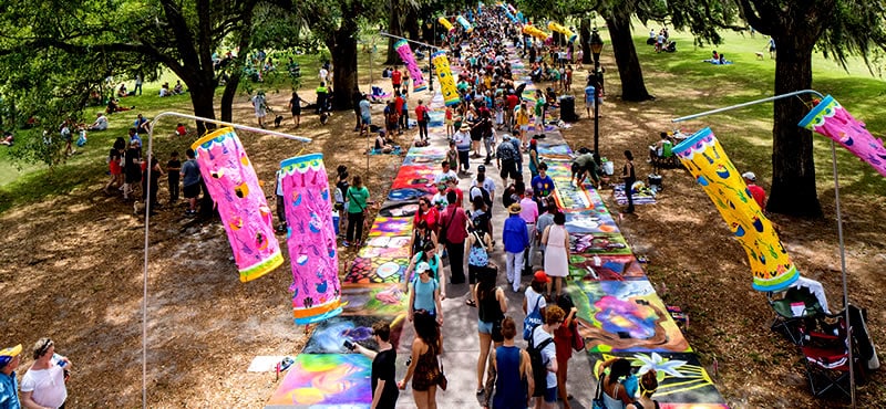 Festival d'arts de trottoir SCAD Savannah 2024