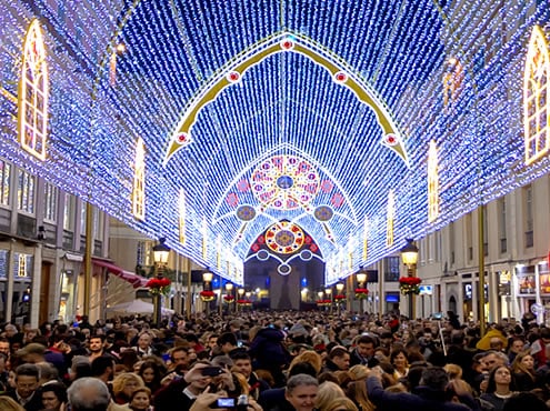 Malaga Christmas Lights Markets and New Year Celebrations