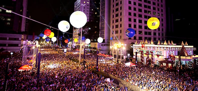 Réveillon New Years Celebrations in São Paulo